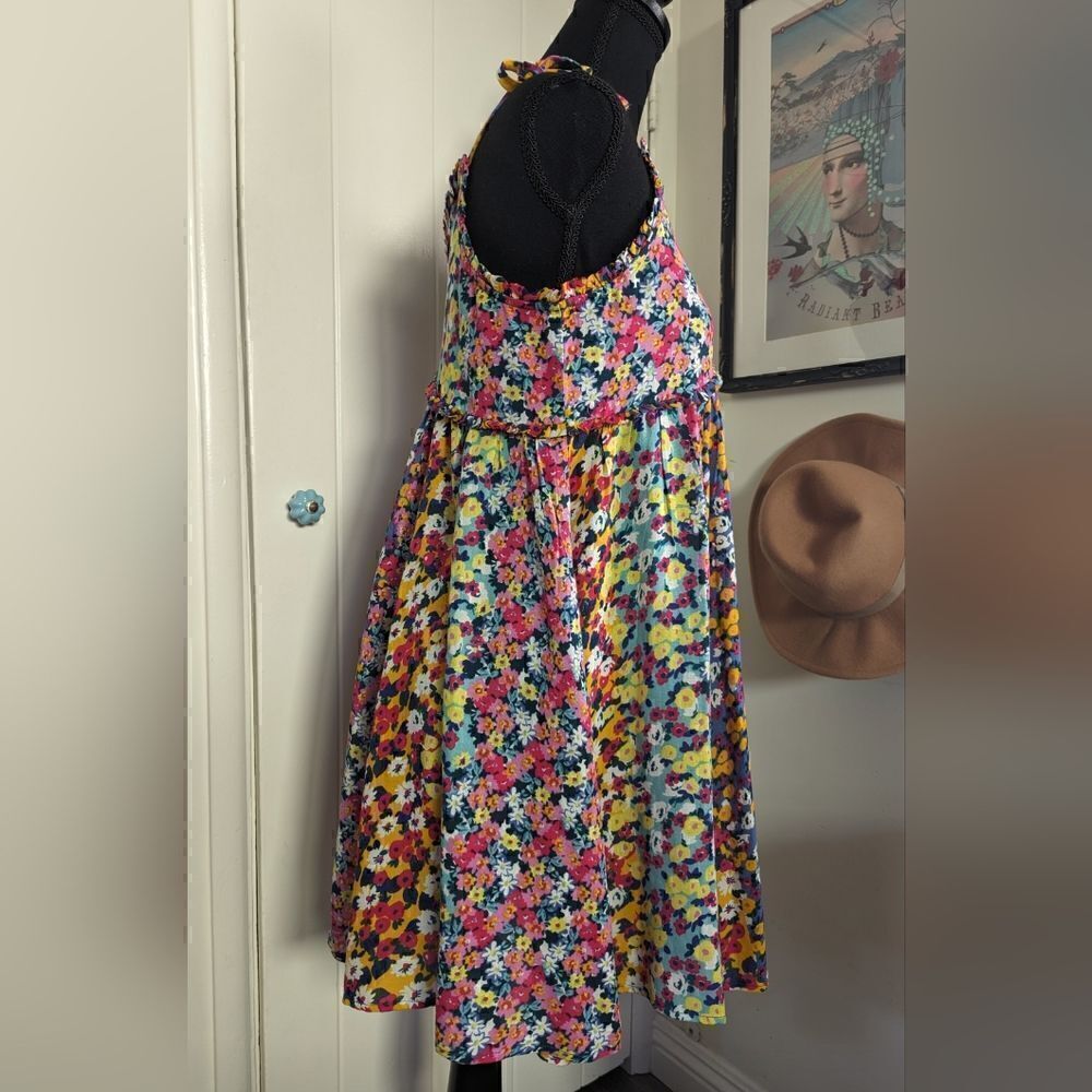 Patrons of Peace Floral Dress XS Coastal Cowgirl 90s Boho Romantic Gardencore - Picture 7 of 14